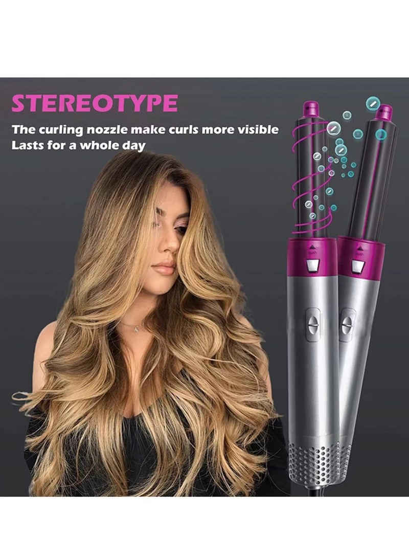 5 in 1 hair styler for women | Hair Dryer Air Brush Styler and Curler, Crimper, Conical Curler & Volume Brush for Multiple Styles Hair Straightener with Silk Protect Technology - Image 3