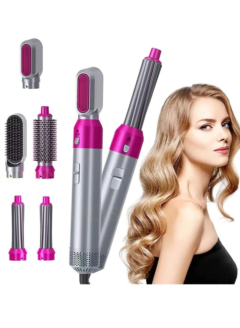 5 in 1 hair styler for women | Hair Dryer Air Brush Styler and Curler, Crimper, Conical Curler & Volume Brush for Multiple Styles Hair Straightener with Silk Protect Technology - Image 2