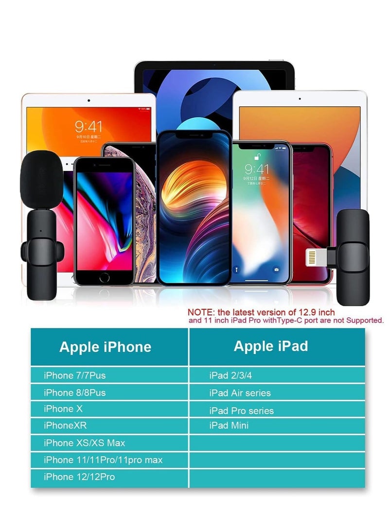 ELTRAZONE Wireless Lavalier Microphone for iPhone iPad Mini Mic for YouTube Facebook Live Stream TikTok Vlog Zoom Video Recording - Noise Reduction/No APP & Bluetooth Needed - Image 5