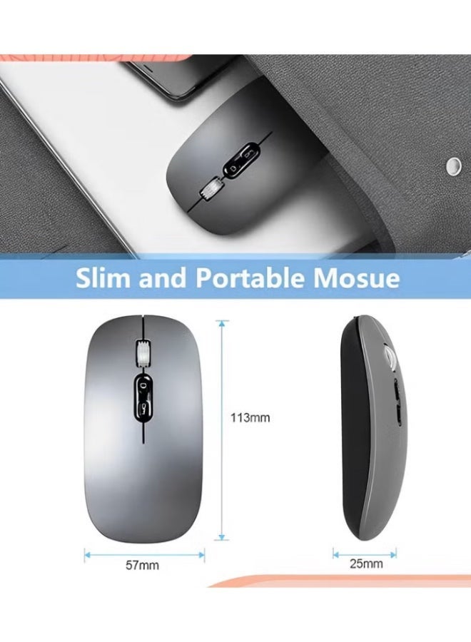 KRONFOL 2 pcs of  Mouse( Wireless & USB) Mouse with USB 2.4GHz Wireless - Image 3