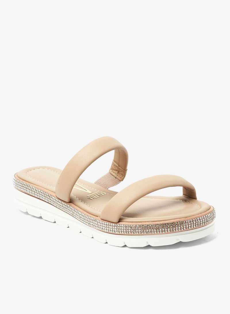 VIZZANO Flat Sandals for Women – Stylish Ladies Flat Sandals & Comfortable Flat Slippers - Image 1