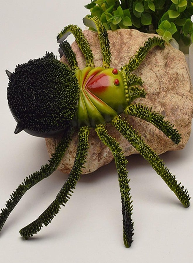 Mallexo Realistic Rubber Spider Action Toy for Kids Colorful Tarantula Figurines Gifts for Helloween Birthday Party Decor Pranks Stuff Toys Big Size Showcase Display Model Animal Set - Image 5