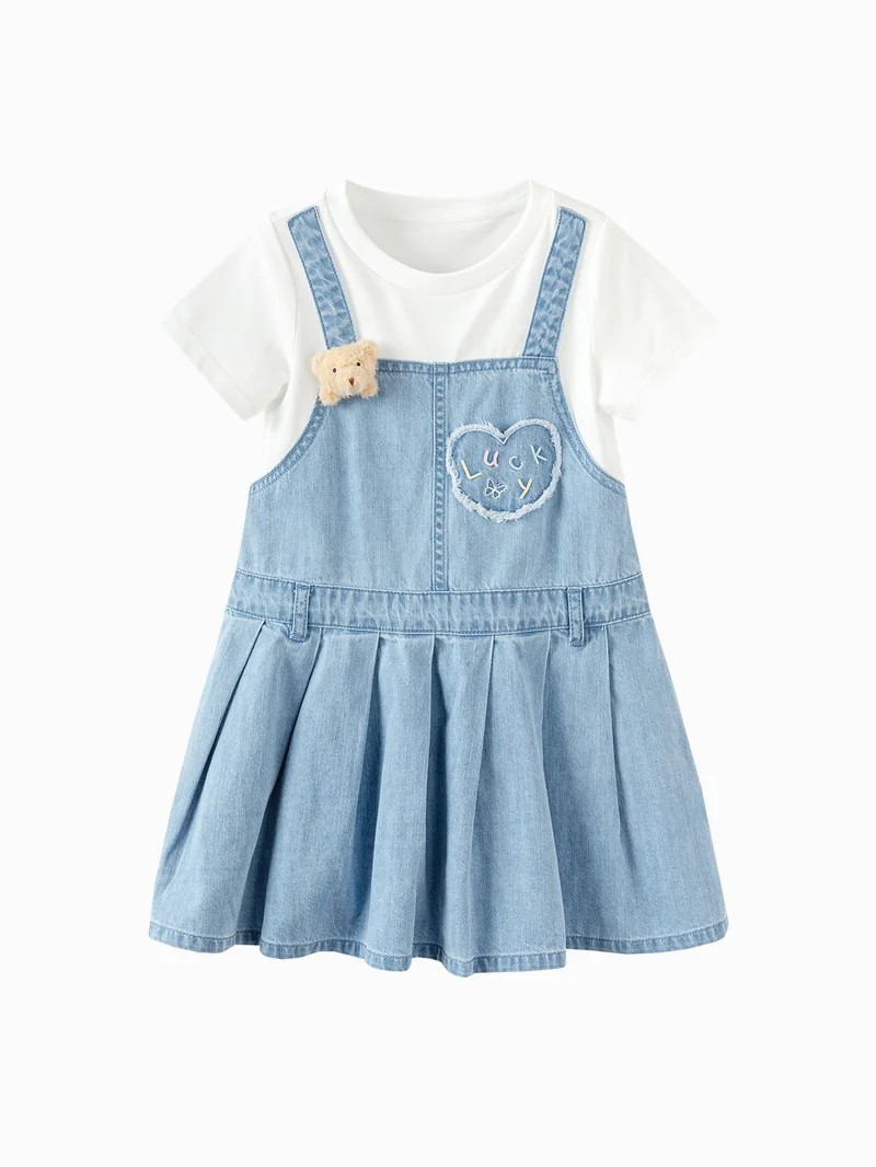 Toddler Girls Denim one-piece dress