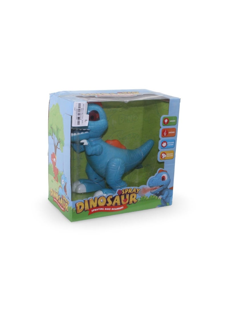 Junior Megasaur Spraying Dinosaur Toy (Light & Sound & Spray) – Baby Blue - Image 1