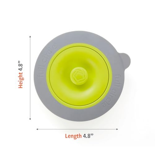 Full Circle Sinksational Sink Drain Strainer & Stopper – 2-in-1 with Separate Plug, Anti-Clog Design, Perfect Seal, Green/Gray - Image 5