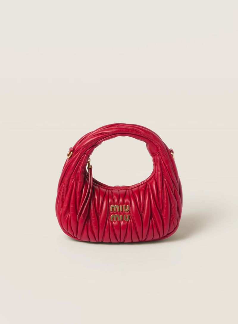 MIU MIU Wander nappa leather hobo Shoulder Bag  - Image 1