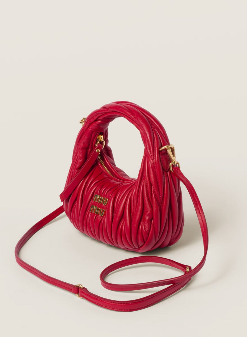 MIU MIU Wander nappa leather hobo Shoulder Bag  - Image 5