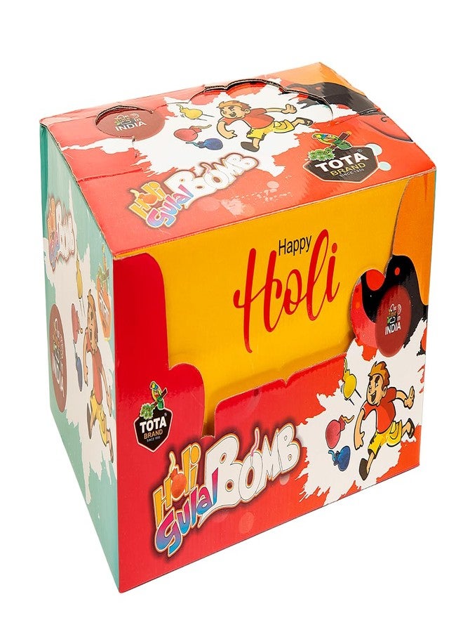 Tota Holi Gulal Ball | Herbal Gulal Bomb Toy in 6 Different Vibrant Holi Colours | USE 100+ Times - Pack of 12 (2 Balls of each Colour) - Image 5