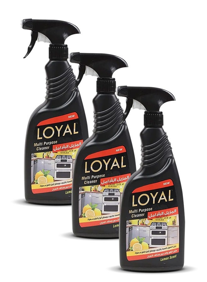 لويال منظف ​​سائل متعدد الأغراض برائحة الليمون 3x750 مل - Image 2