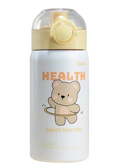 Excefore Kids Water Bottle for School with Straw Lid, Insulated Water Bottle with Straw for Kids, Stainless Steel Insulated Water Bottle for Kids, for Boys and Girls School Indoor Outdoor  - Image 1