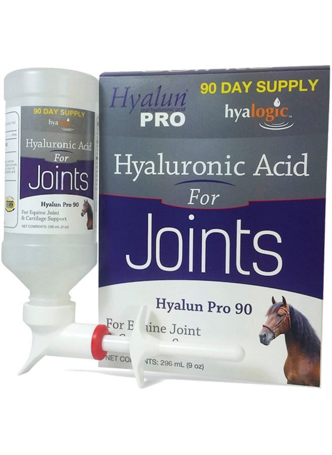 Hyalogic Hyalogic Hyaluronic Acid for Horses 90 Day Supply - 9oz - Easy Oral Tip Dispenser - Liquid HA Supplement for Equine Joints and Cartilage Support - Hyalun Pro - 9 oz / 296ml  - Image 1