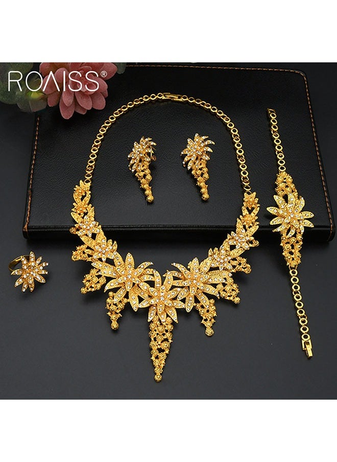 Multi Piece Golden Bride Jewelry Necklace Earrings Rings Bracelets Headwear Middle Eastern Bride Set - pzsku/ZC397F9AA992DC60F8120Z/45/_/1729309500/2411df39-27ea-4b0c-beb5-191cc38a1a7c