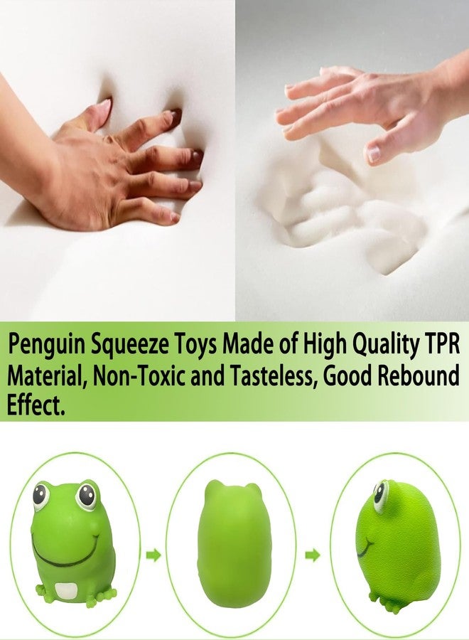 AiSiXin Frog Stress Balls Squeeze Toy for Anxiety Relief, Frog Squishy Sensory Toys for Adults and Kids, Stretch and Squeeze Cute Animal Stress Balls, Dough Ball Frog Toys for Party Favors - Image 4