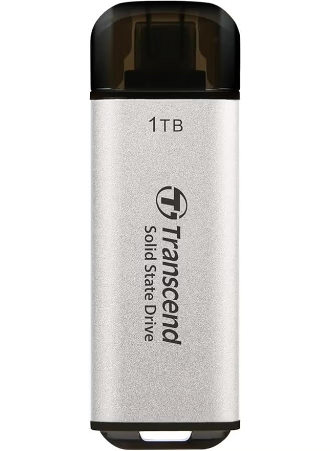 ترانسيند 11 Transcend New ESD300S 1TB External Portable SSD - Up to 1,050 MB/s, Compatible with Type-C Laptops, MacBook M1/M2/M3/M4, iPhone 16 Pro Max, Samsung & Microsoft Surface - Image 2