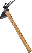 KAKURI KaKUrI Japanese Hoe Cultivator Combo Hand Tiller 14.75 Inch, Made in Japan, Heavy Duty Japanese Forged Carbon Steel  - Image 1