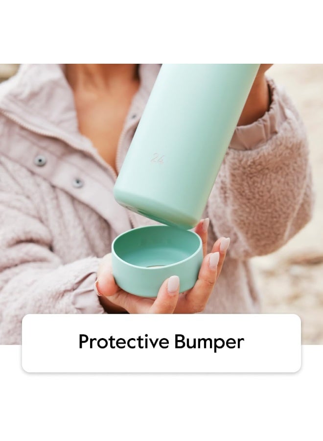 Takeya Actives Insulated Stainless Steel Water Bottle with Spout Lid, 18 oz, Midnight - Image 3