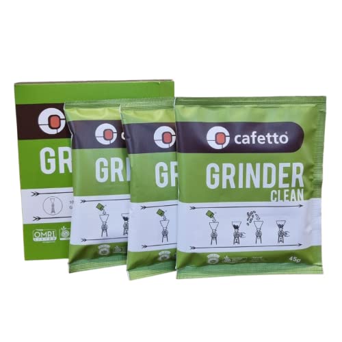 Cafetto Grinder Clean 100% Natural Coffee Grinder Cleaner, 3 x 45g - Image 1