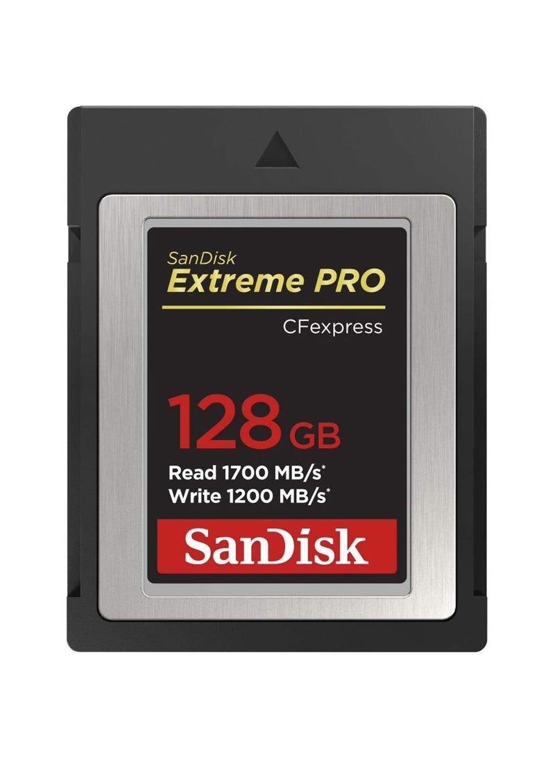 sandisk Extreme PRO CFexpress Card Type B,, 1700MB/s Read, 1200MB/s Write 128 GB SDCFE-128G-GN4NN - Image 1