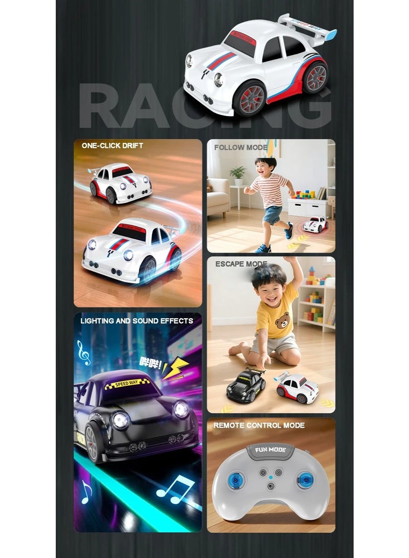 RC Car Smart RC Drift Car Toy for Kids – Mini 4WD Remote Control Car with Gesture Induction, Auto Follow, Obstacle Avoidance, LED Lights & Music – Rechargeable Sensor Drift Stunt Car - Image 3