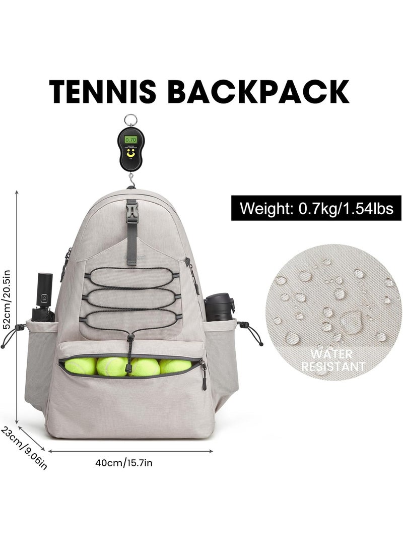 Bukela Tennis Bag, Tennis Backpack for Women Men, Large Pickleball Bag, Holds 4 Rackets with Shoe Compartment - Image 4