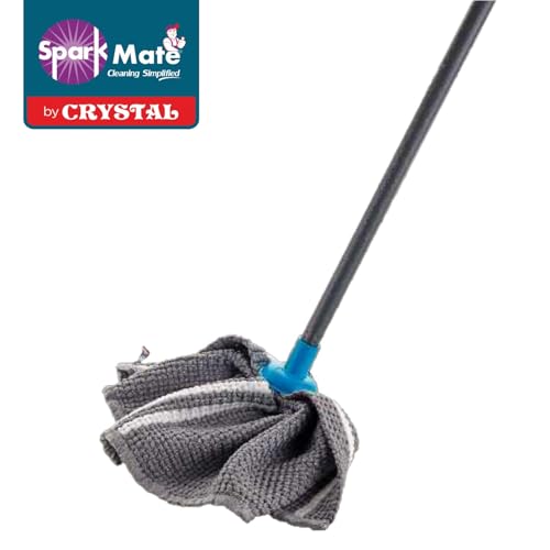 Sparkmate by Crystal Comfort Microfiber Mop | for Both Dry and Wet Cleaning - Image 2