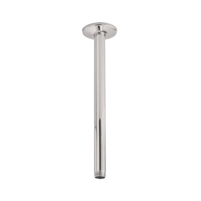 1660190295 CEILING MOUNT RAIN SHOWER HEAD SHOWER ARM 6 INCH BRUSHED NICKEL