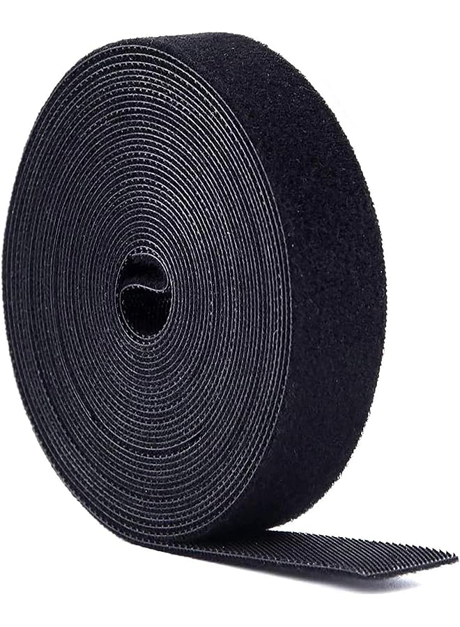 LEHSGY إدارة مرتبة 10 متر، شريط تثبيت لاصق من نوع LEHSGY، روابط كابلات قابلة لإعادة الاستخدام، أحزمة لاصقة ذاتية، شريط فيلكرو لتنظيم الكابلات للكمبيوتر، التلفاز، الطاقة وكابلات أخرى - (15MM*10M) - Image 1