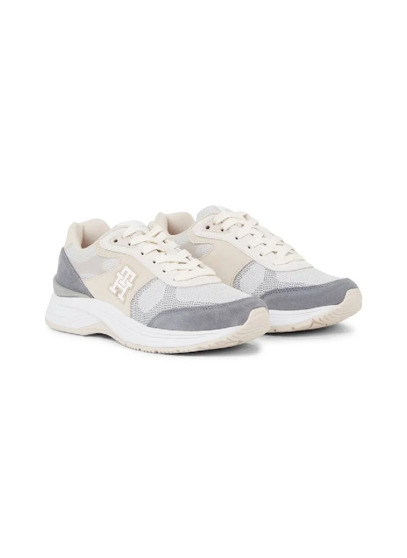 TOMMY HILFIGER Women's Modern Prep Sneakers -  Suede, Grey