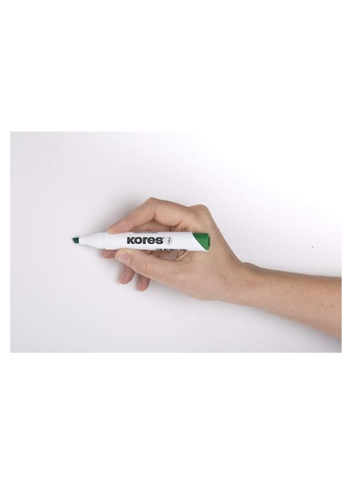 Kores Whiteboard Marker Red Chiesel XW2, Pack of 12 (20850)  - Image 3