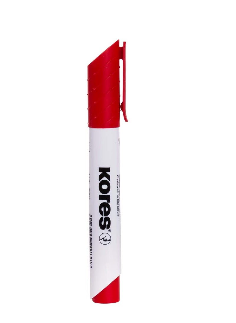 Kores Whiteboard Marker Red Chiesel XW2, Pack of 12 (20850)  - Image 4