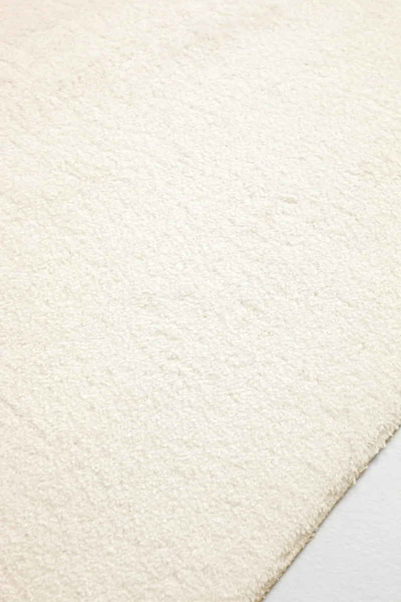 فافورا Puffy 2-Piece Non-Slip Bath Mat - Cream