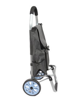 HOMEVEO Multi-purpose shopping cart with a stylish and sturdy design with large storage pockets and features durable, non-slip foam wheels with a comfortable handle for hand comfort.  - Image 2