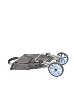 HOMEVEO Multi-purpose shopping cart with a stylish and sturdy design with large storage pockets and features durable, non-slip foam wheels with a comfortable handle for hand comfort.  - Image 3