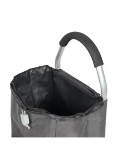 HOMEVEO Multi-purpose shopping cart with a stylish and sturdy design with large storage pockets and features durable, non-slip foam wheels with a comfortable handle for hand comfort.  - Image 5