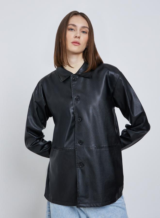 ستايلي شاكيت طويل بقصة واسعة - Image 3