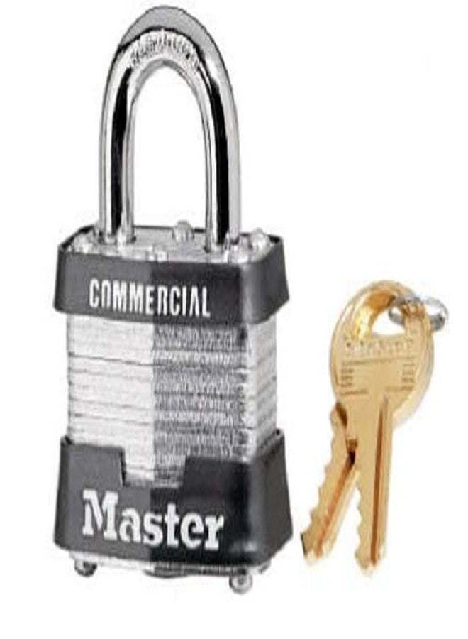 Master Lock 3KA-3210 1-1/2" Laminated Keyed Alike Padlocks - Quantity 8 - Image 3