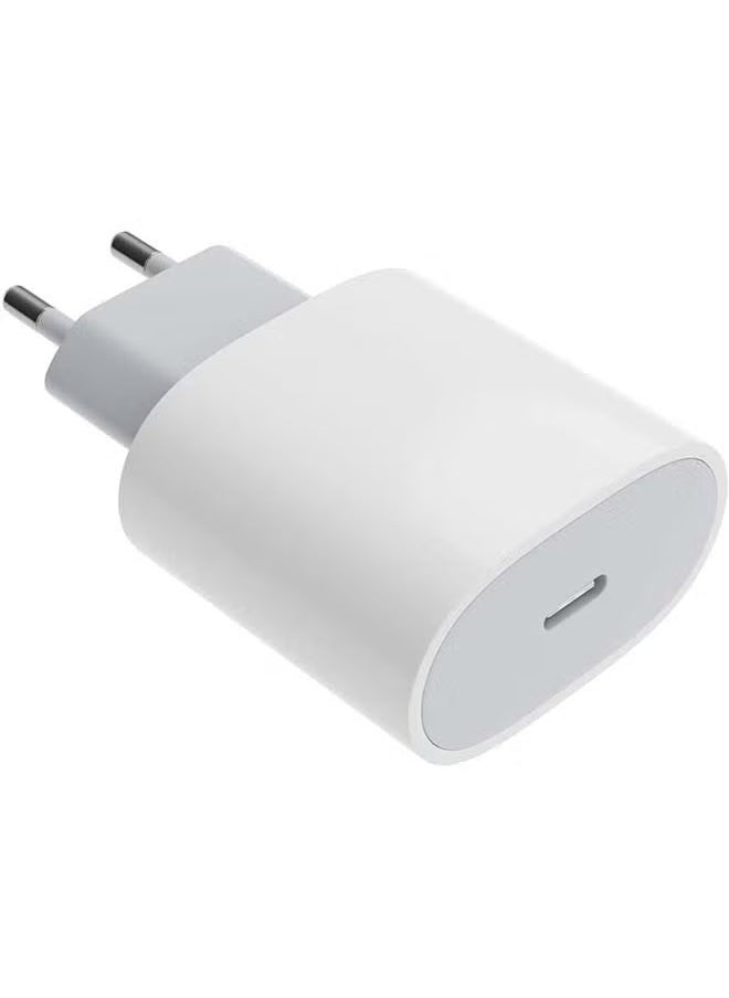 Generic - 20W USB-C Power Adapter (EU Plug) - Fast Charging for iPhone & iPad | Compatible with Multiple Devices - Image 1