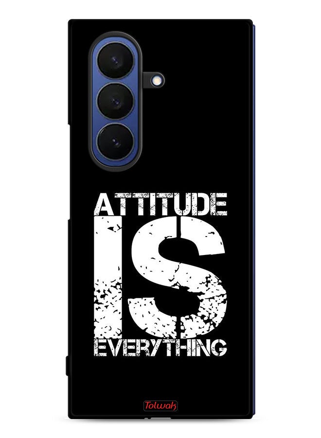 Tolwak Samsung Galaxy Z Fold7 Protective Case Cover Attitude Is Everything - Image 1