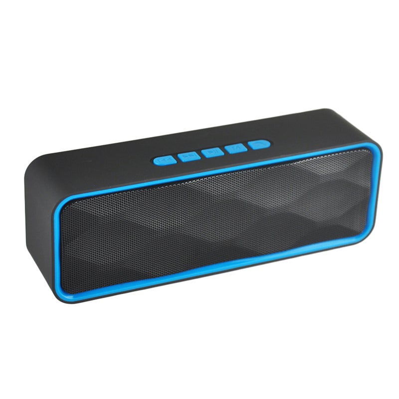 SC211 Subwoofer Outdoor Portable Stereo Subwoofer with Audio and Enhanced Bass Built-In Dual Driver Speakerphone 4.0 Handsfree Calling and Slot ( ) - Image 4