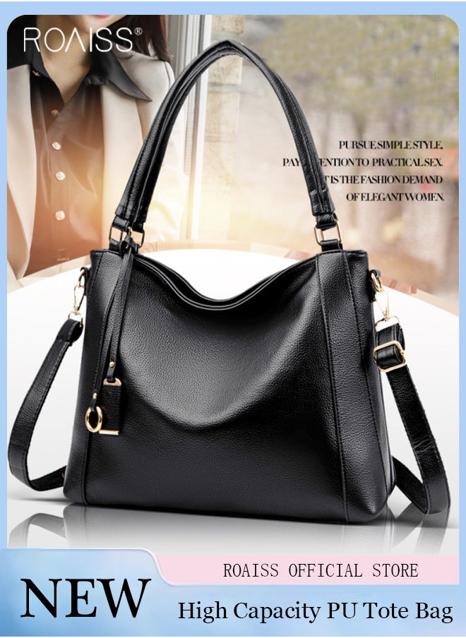 Women's Fashion Casual High Capacity Pu Pitot Bag Detachable And Adjustable Shoulder Strap Shoulder Bag Zipper Closure Versatile Handbag - pzsku/ZC398FD659E7CEE55D992Z/45/_/1703315830/ecab4770-ea2a-40bb-9088-cec8efb7a1b0