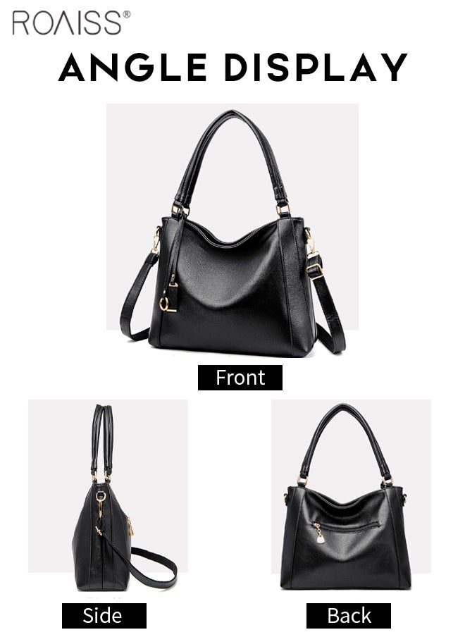 Women's Fashion Casual High Capacity Pu Pitot Bag Detachable And Adjustable Shoulder Strap Shoulder Bag Zipper Closure Versatile Handbag - pzsku/ZC398FD659E7CEE55D992Z/45/_/1703315836/784c7562-88db-4059-8429-118e81fc0363