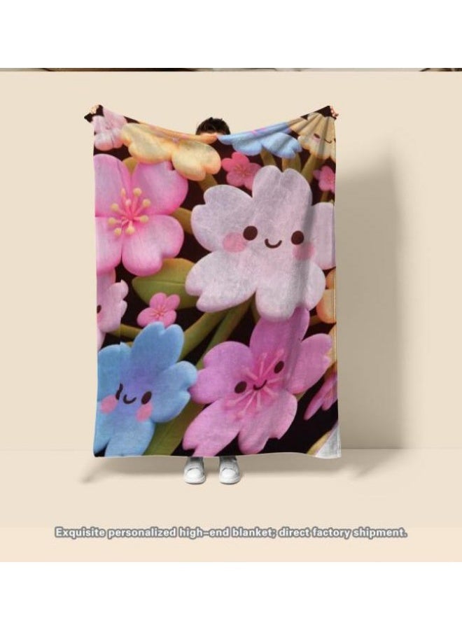 general Flannel thin blanket (warm and comfortable, suitable for sleep, gaming, dust removal and sandproof) 150cm*200cm - 232 - Image 1