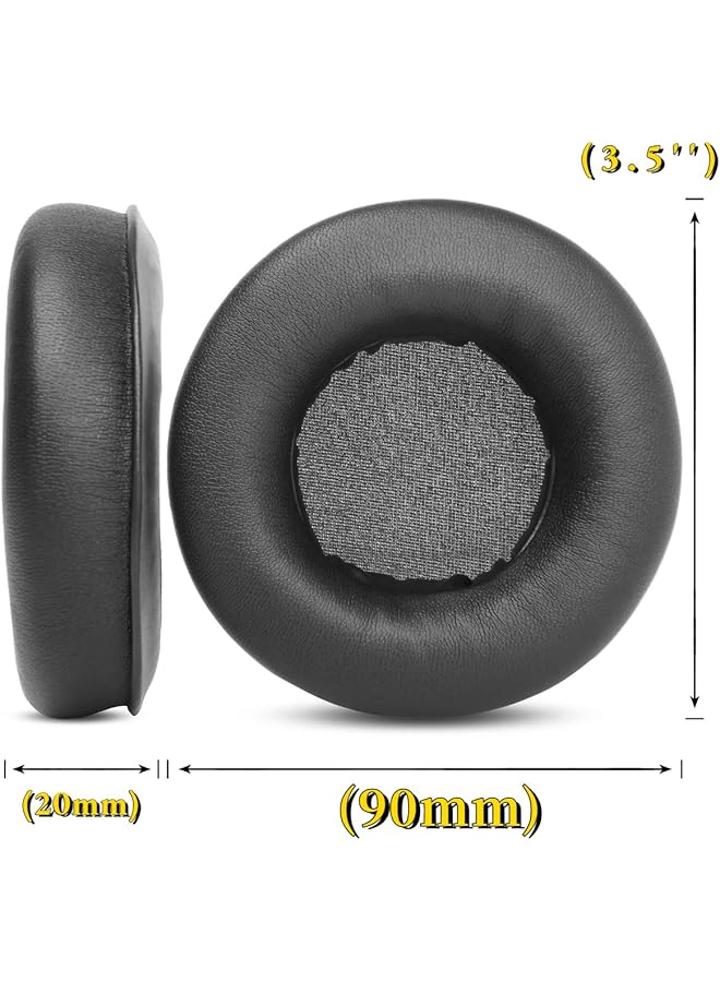 erorex Replacement Foam Ear Pads Pillow Earpads Cushions Cover Cups Compatible With Pioneer Hdj1000 Hdj1500 Hdj2000 Hdj 2000 1000 1500 Dj Headphones Style 3 - Image 3