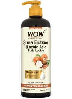 WOW Skin Science Shea Butter With Lactic Acid Body Lotion  - Image 1