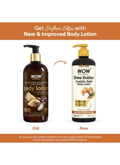 WOW Skin Science Shea Butter With Lactic Acid Body Lotion  - Image 3