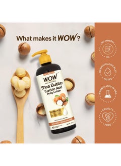 WOW Skin Science Shea Butter With Lactic Acid Body Lotion  - Image 5