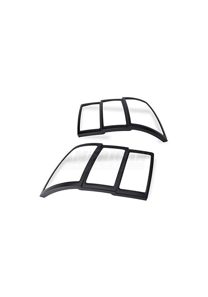 MMD Matte Black Tail Light Trim for 1999-2004 Mustang - Image 3