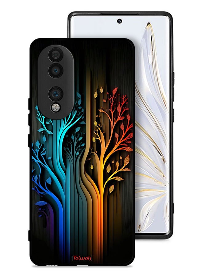 Tolwak Honor 70 Protective Case Cover Tree Leaves Art - Image 1