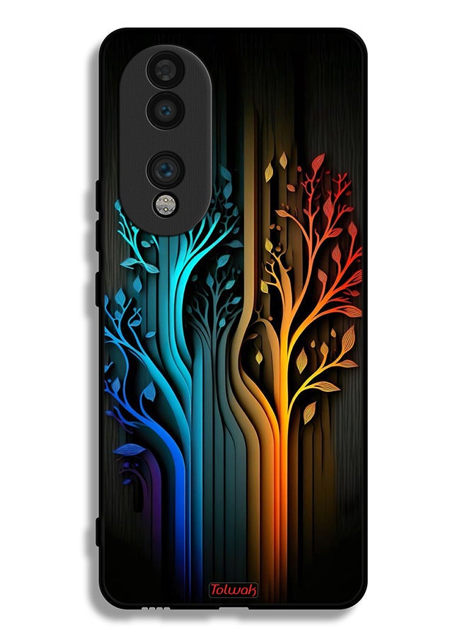 Tolwak Honor 70 Protective Case Cover Tree Leaves Art - Image 2