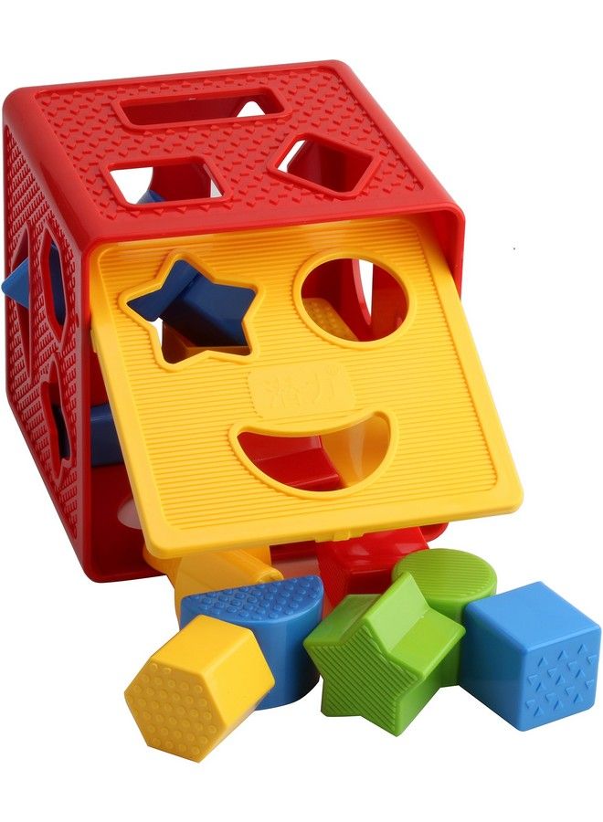 Play22 Baby Blocks Shape Sorter Toy Childrens Blocks Includes 18 Shapes Color Recognition Shape Toys With Colorful Sorter Cube Box My First Baby Toys Toys Gift For Boys & Girls Original - Image 4